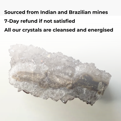 Smoky Quartz Cluster For grounding, protection, and calm strength.