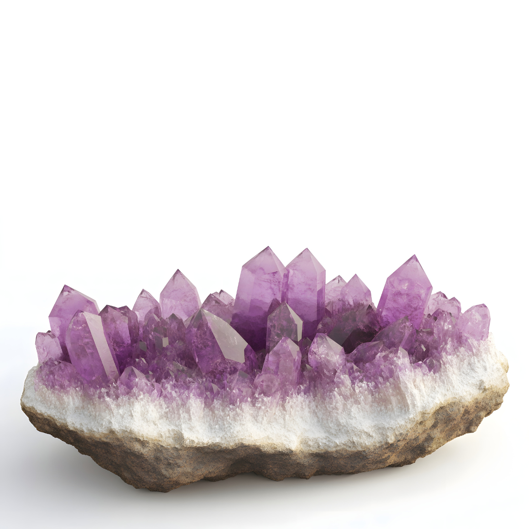 Amethyst Cluster For calm mind, deep sleep vibes, and spiritual protection.