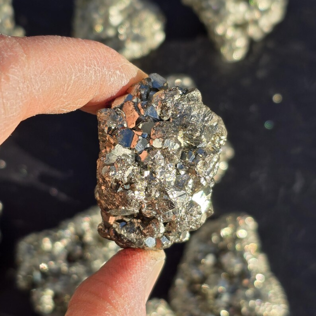 Pyrite Cluster For money energy, confidence, and bold action.