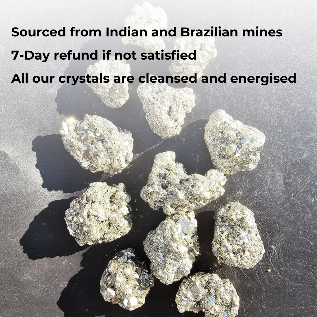 Pyrite Cluster For money energy, confidence, and bold action.