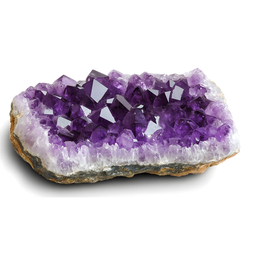 Amethyst Cluster For calm mind, deep sleep vibes, and spiritual protection.
