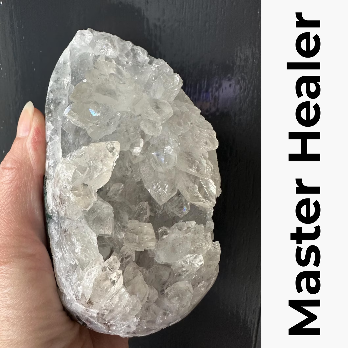 Clear Quartz Cluster - For clarity, cleansing, and calm spaces.