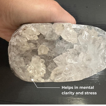 Clear Quartz Cluster - For clarity, cleansing, and calm spaces.